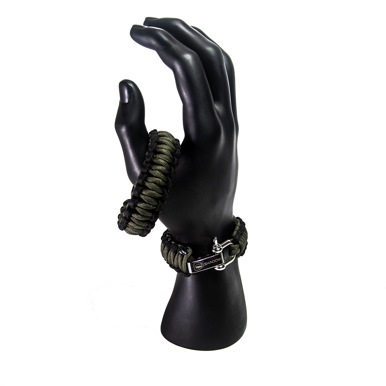 Shadow Strategic offers a high quality Paracord Survival Bracelet with laser engraved Shadow branding. Styling