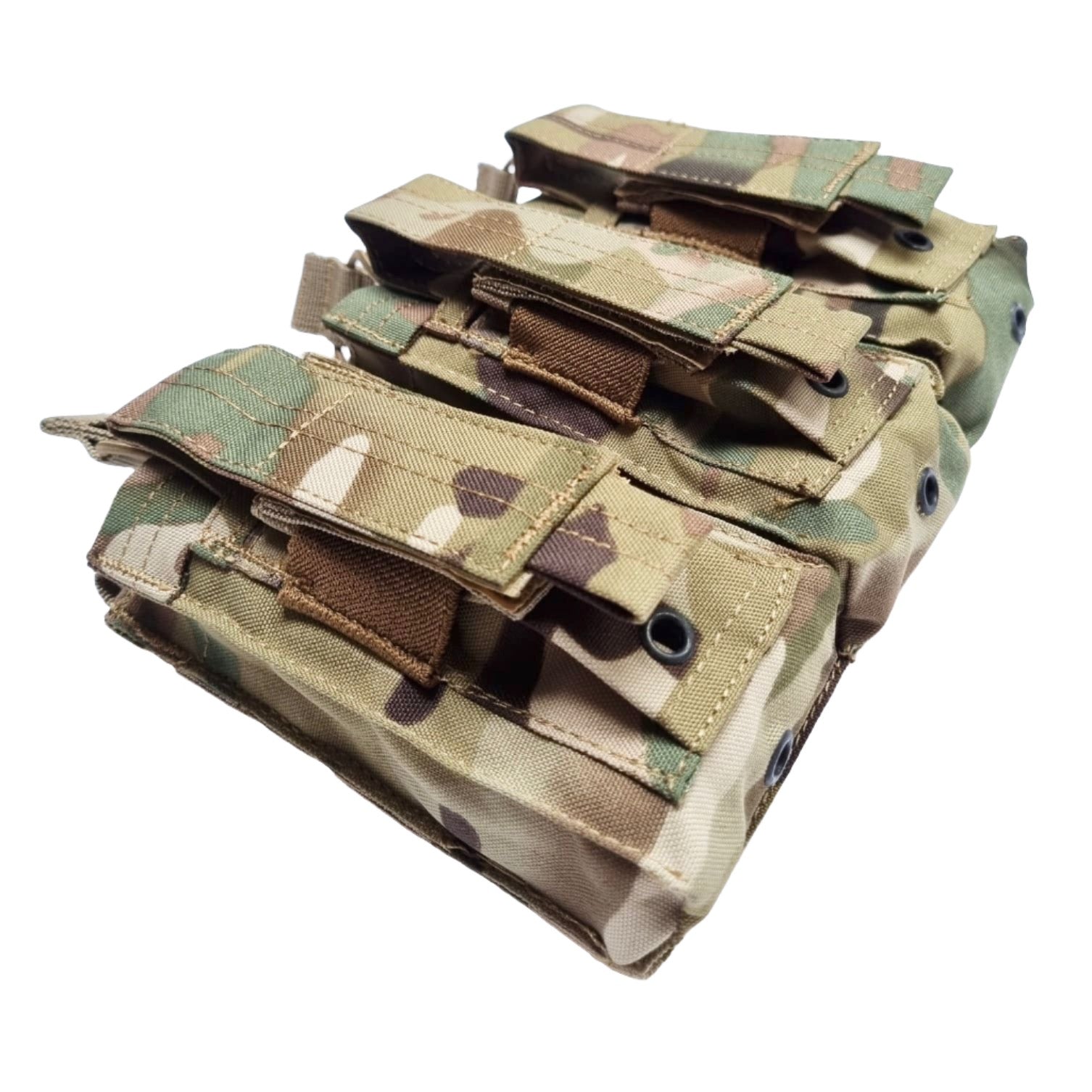 SHS - 22089 AK/9mm TRIPLE OPEN-TOP MAG POUCH UTP