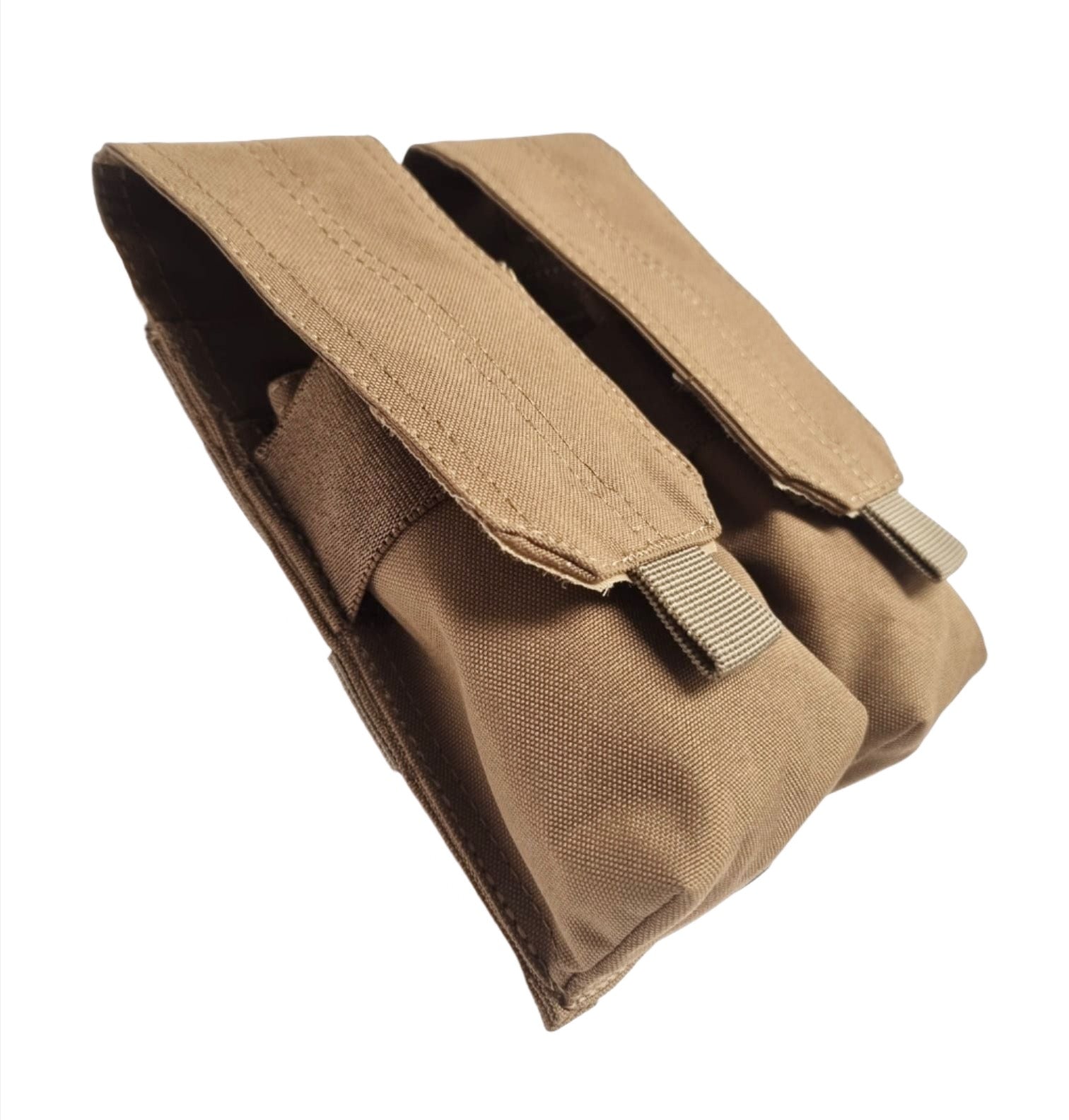 SHS - 23011 DOUBLE M16/M4 x 6 MAG POUCH COYOTE SIDE PIC