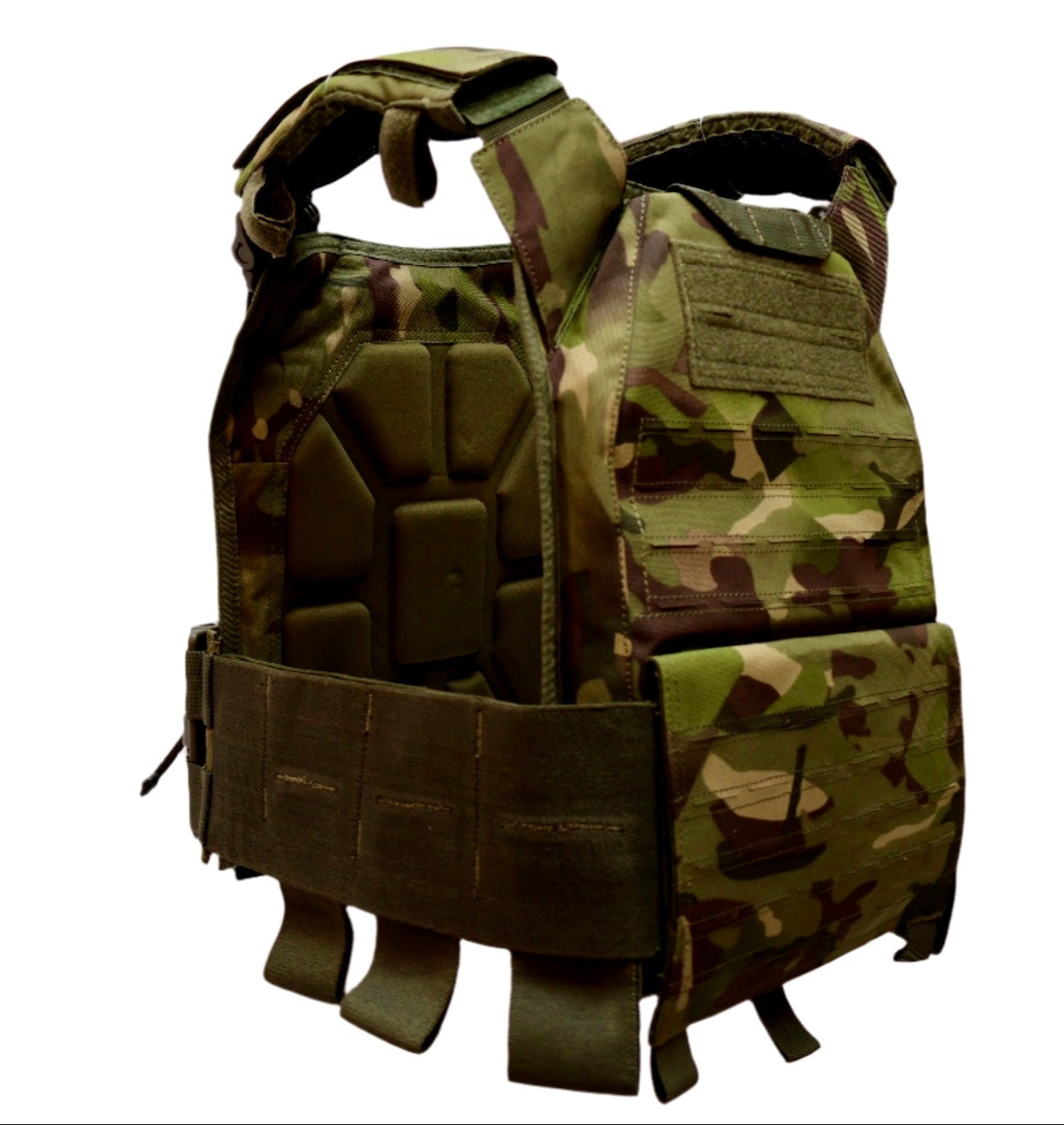 UTP Temperate Camouflage tactical vest on a white background
