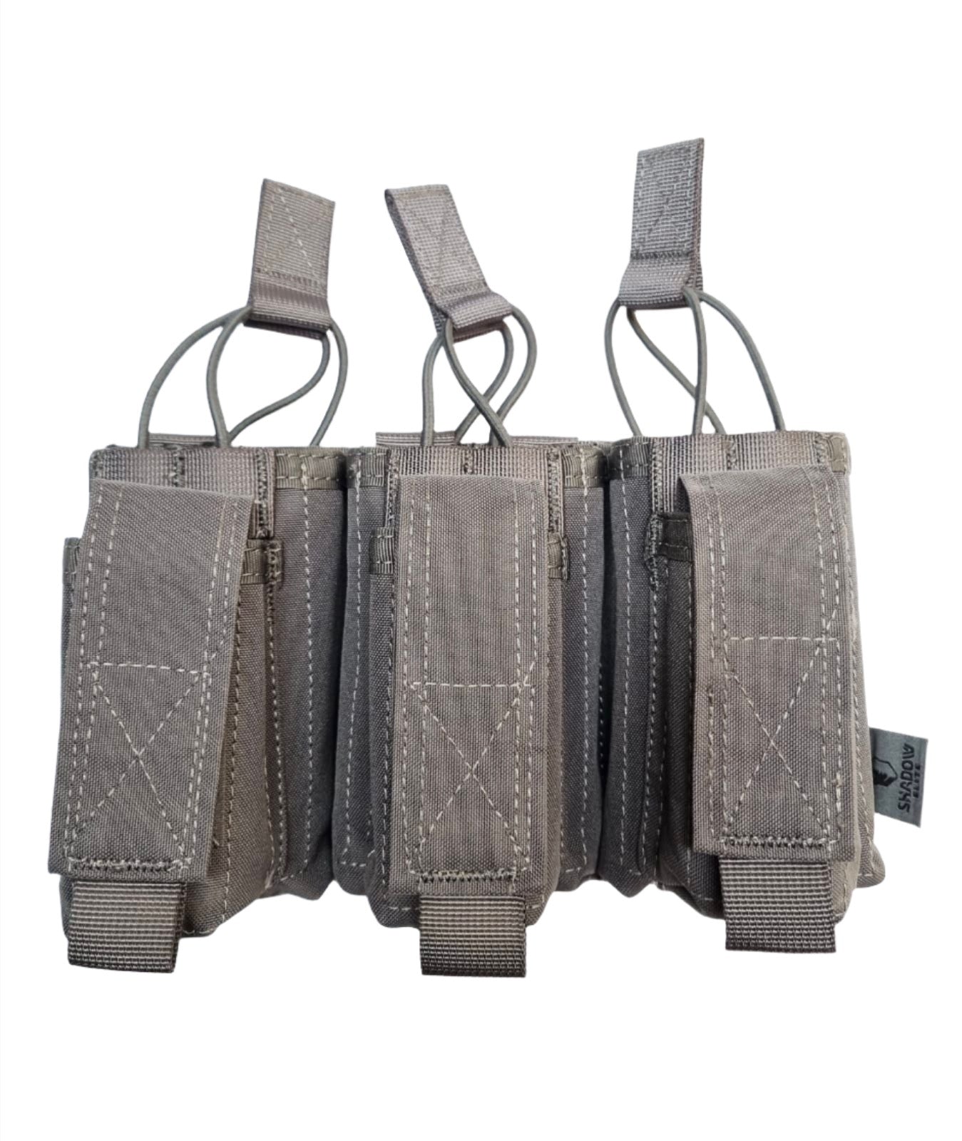 SHE-21087 TRIPPLE MOLLE Open 5.56mm + 9mm grey