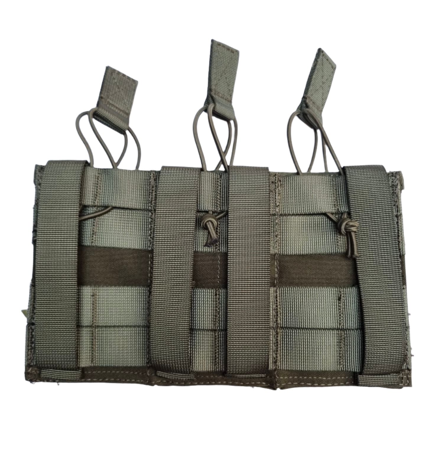 SHE-21087 TRIPPLE MOLLE Open 5.56mm + 9mm Olive green