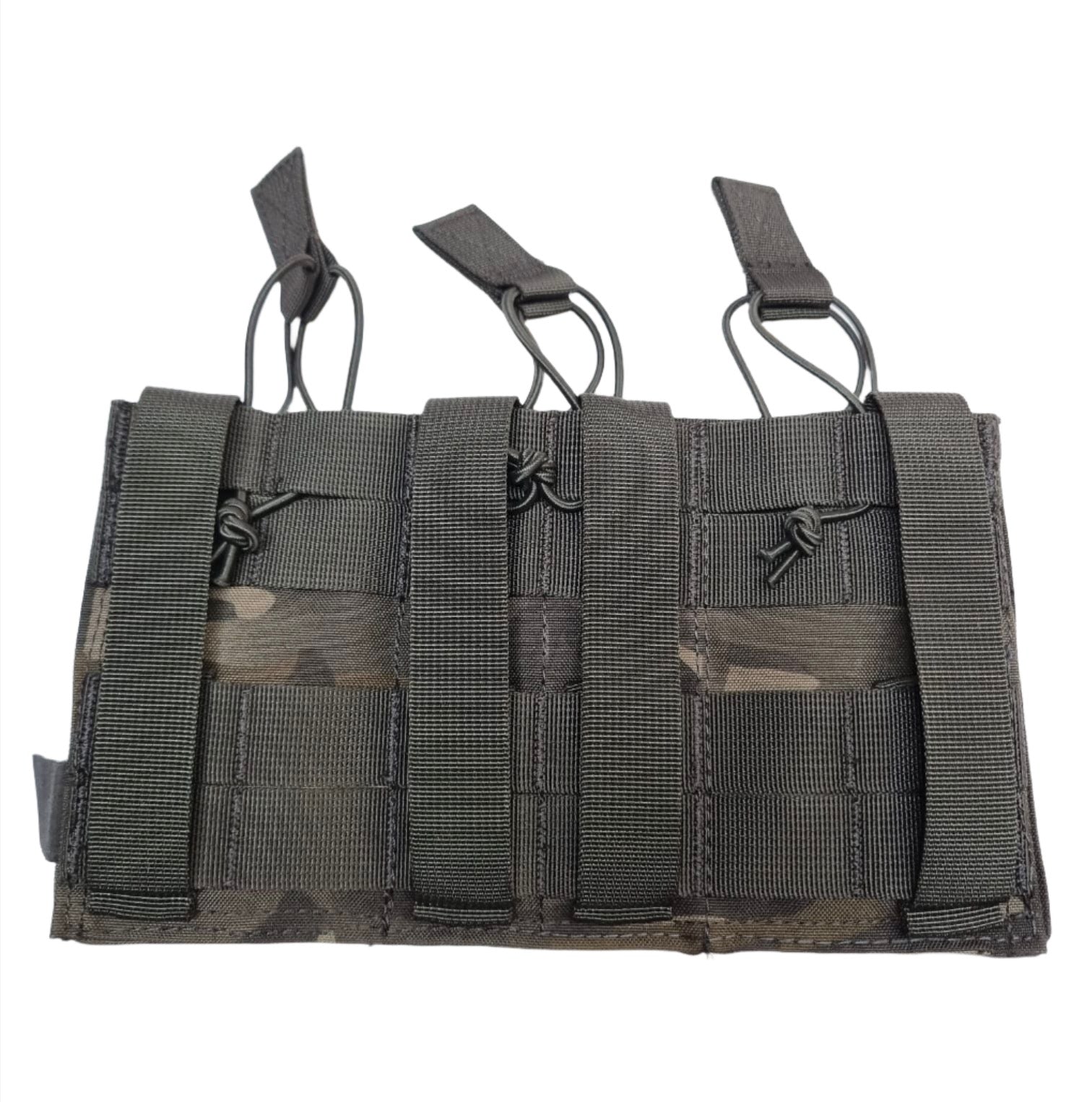 SHE-21087 TRIPPLE MOLLE Open 5.56mm + 9mm MULTICAM BLACK