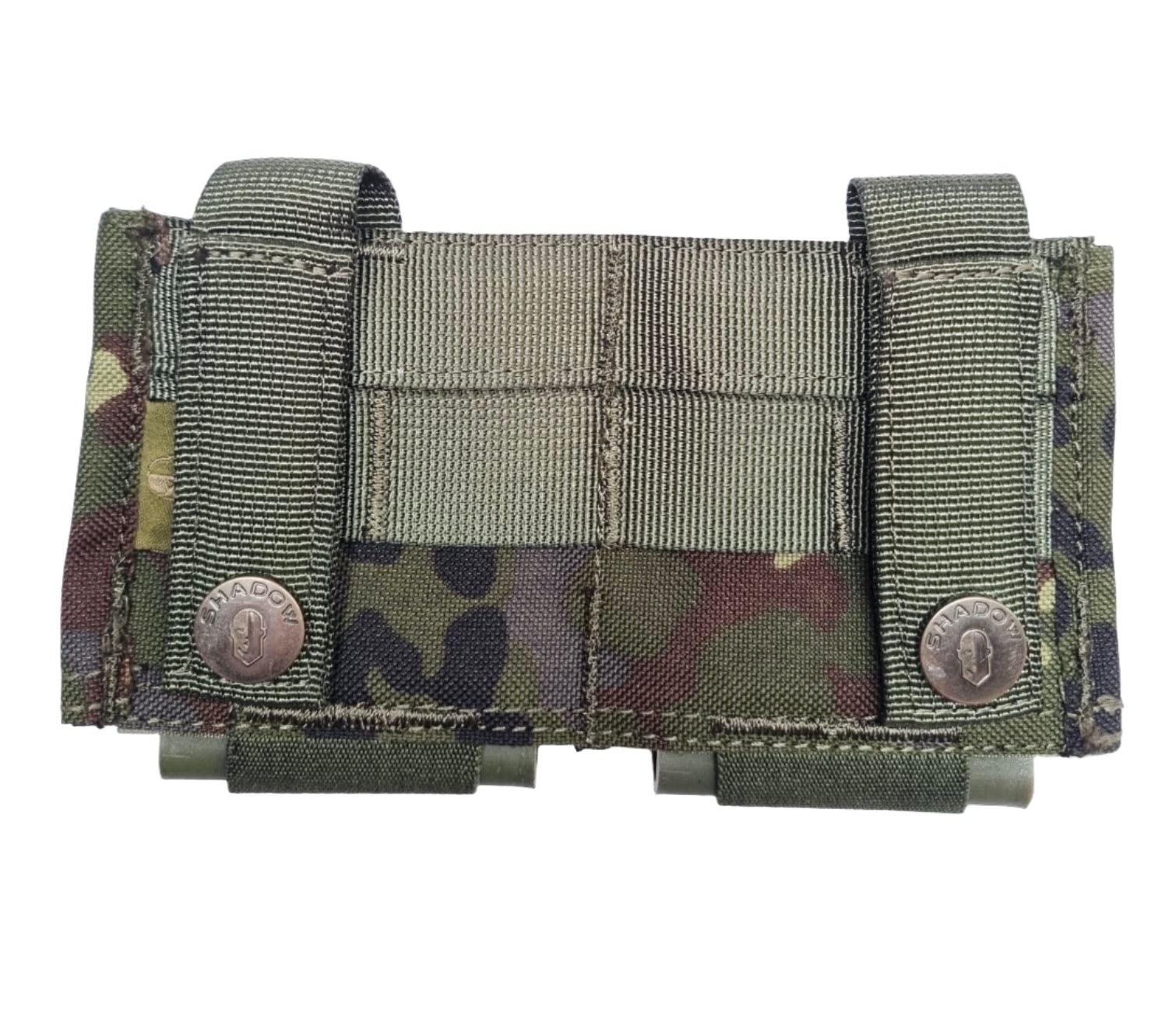 SHE-23032 GRIPTAC DOUBLE M4/M16 MAG POUCH GERMAN FLECTARN