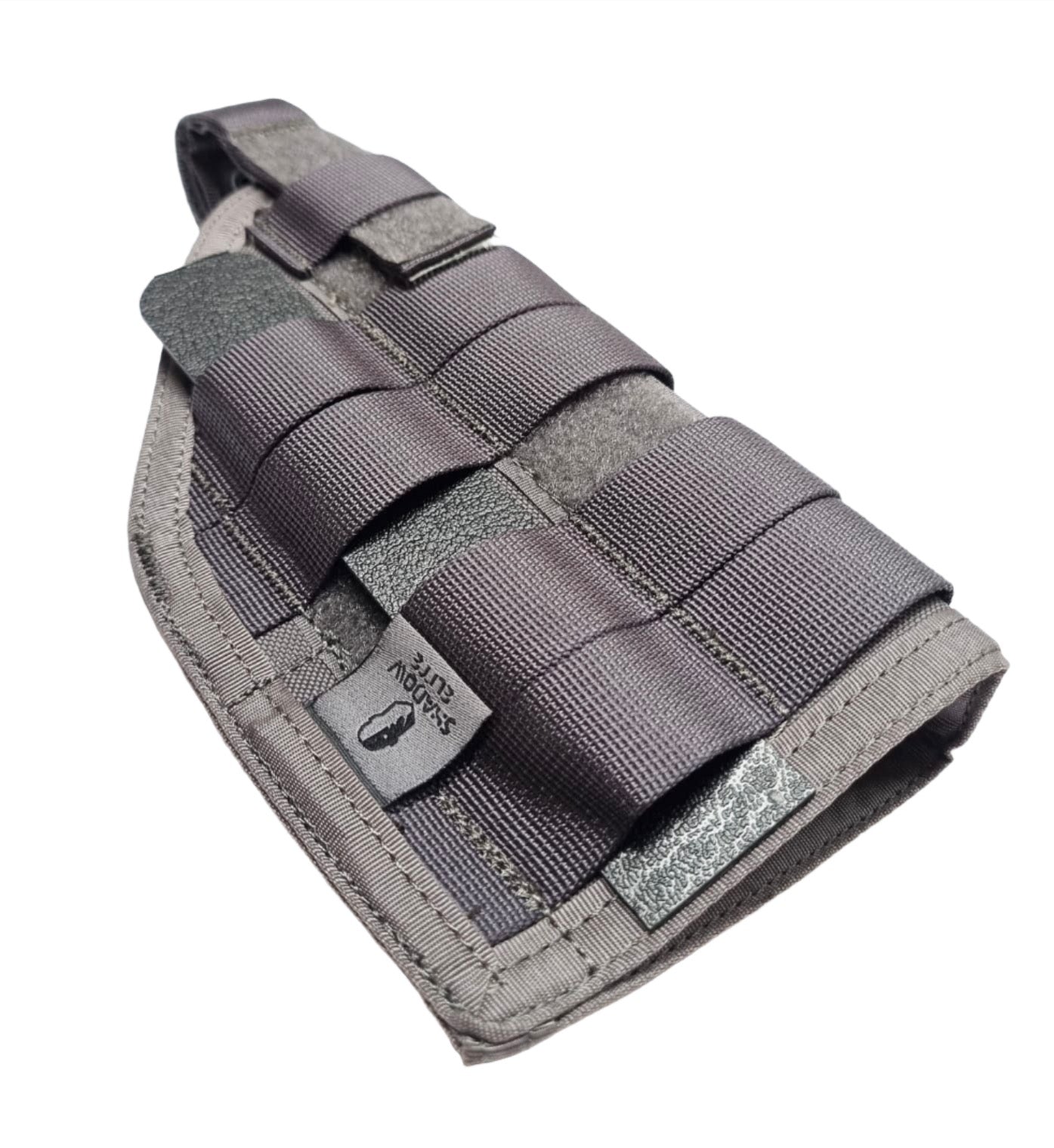 SHE-714 Camouflage Molle Pistol Holster Colour Grey front view.