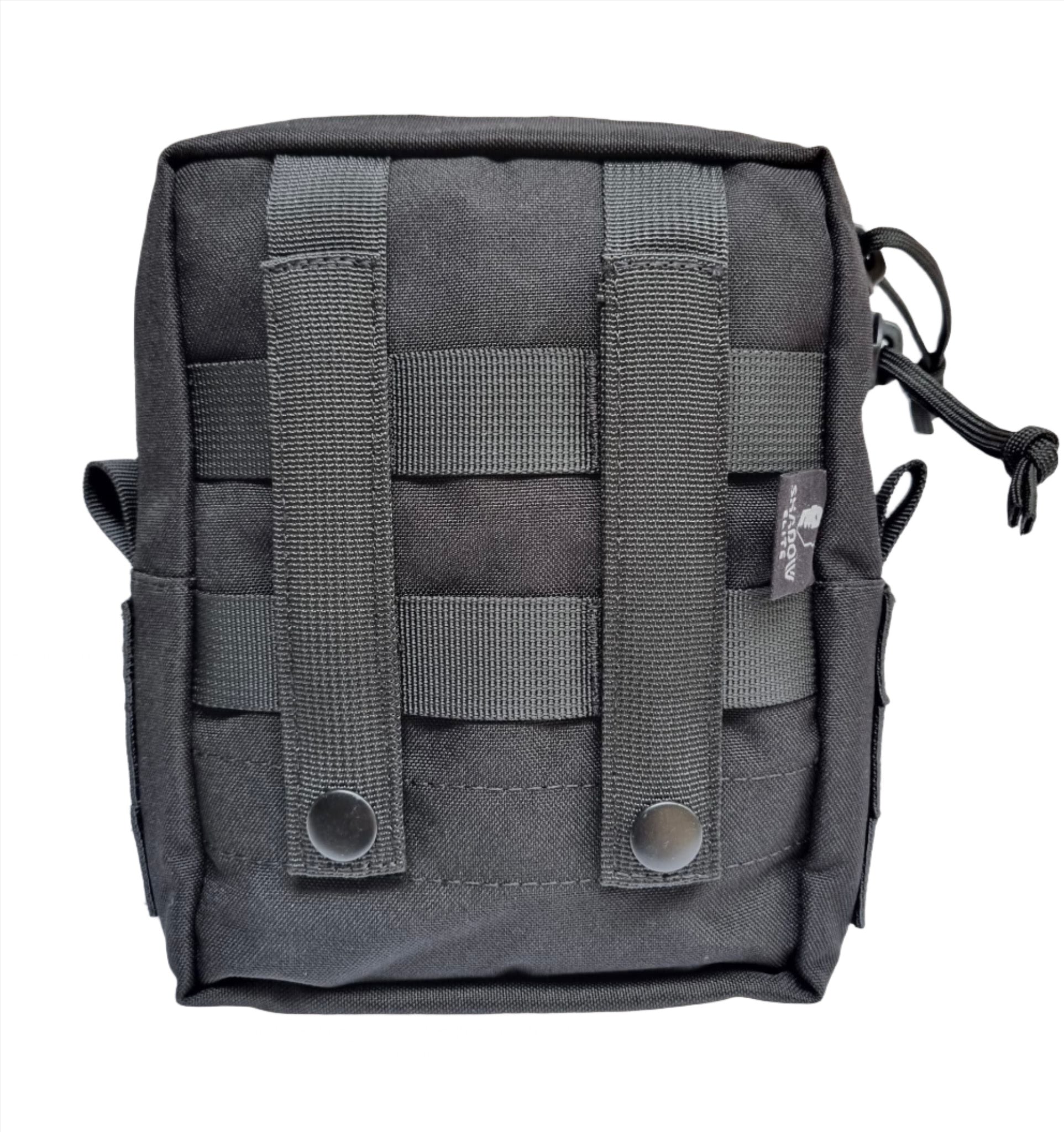 SHE-834 Multi Purpose Camouflage Utility pouch Colour  Black backside view