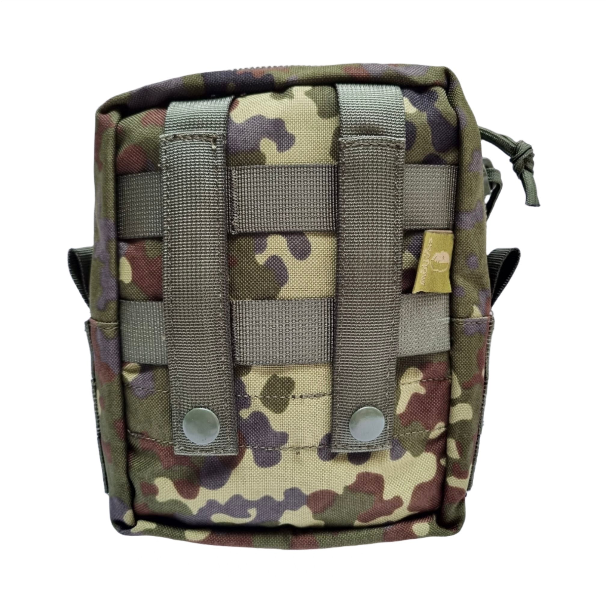 SHE-834 Multi Purpose Camouflage Utility pouch Colour  Flectarn backside view.