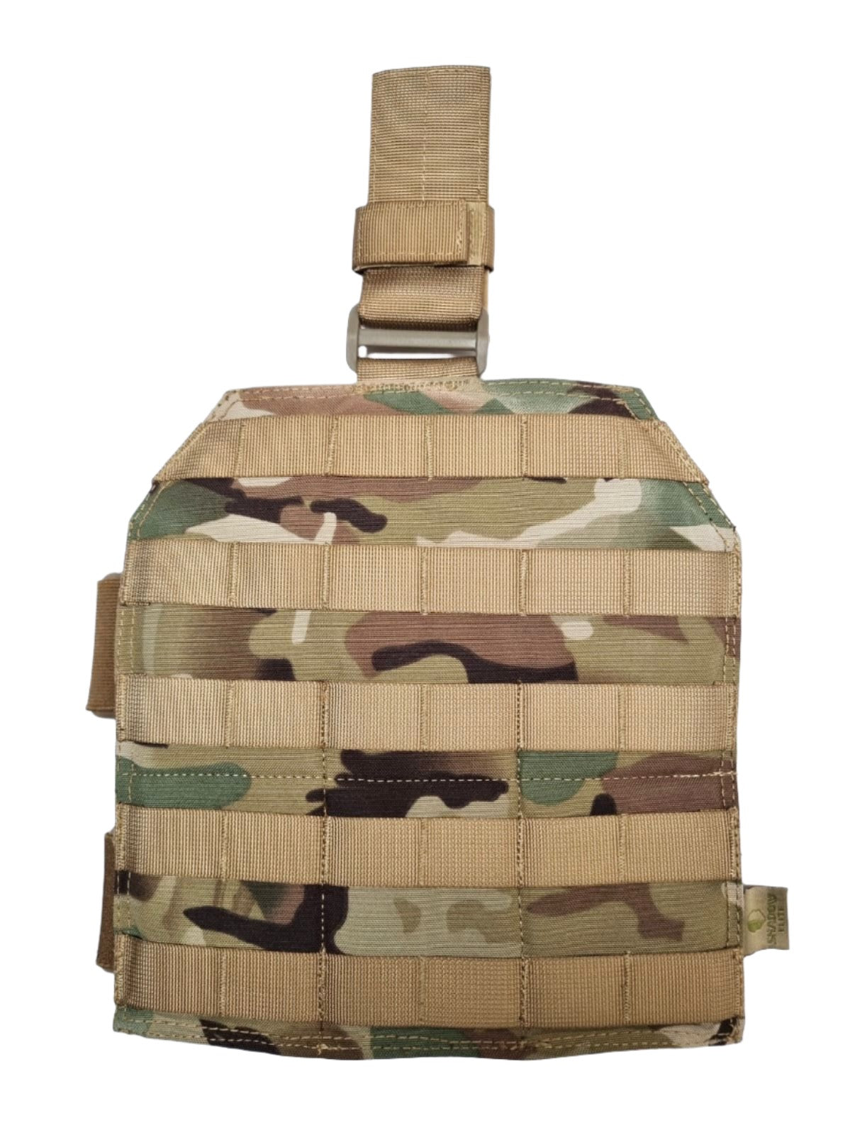 SHE-913 Drop Leg Camouflage  Molle Panel Colour UTP , Front side view.