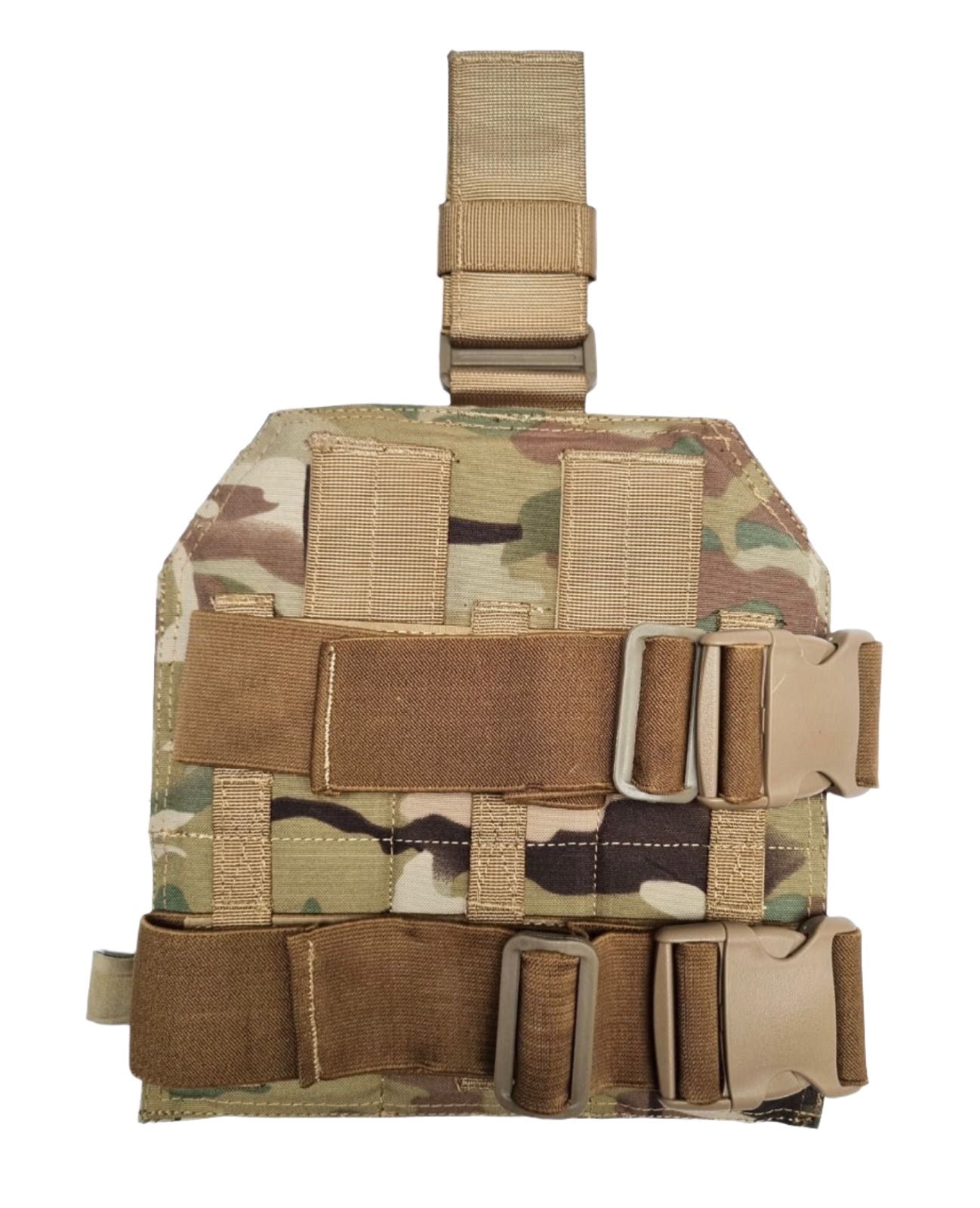 SHE-913 Drop Leg Camouflage  Molle Panel Colour UTP , Backside view