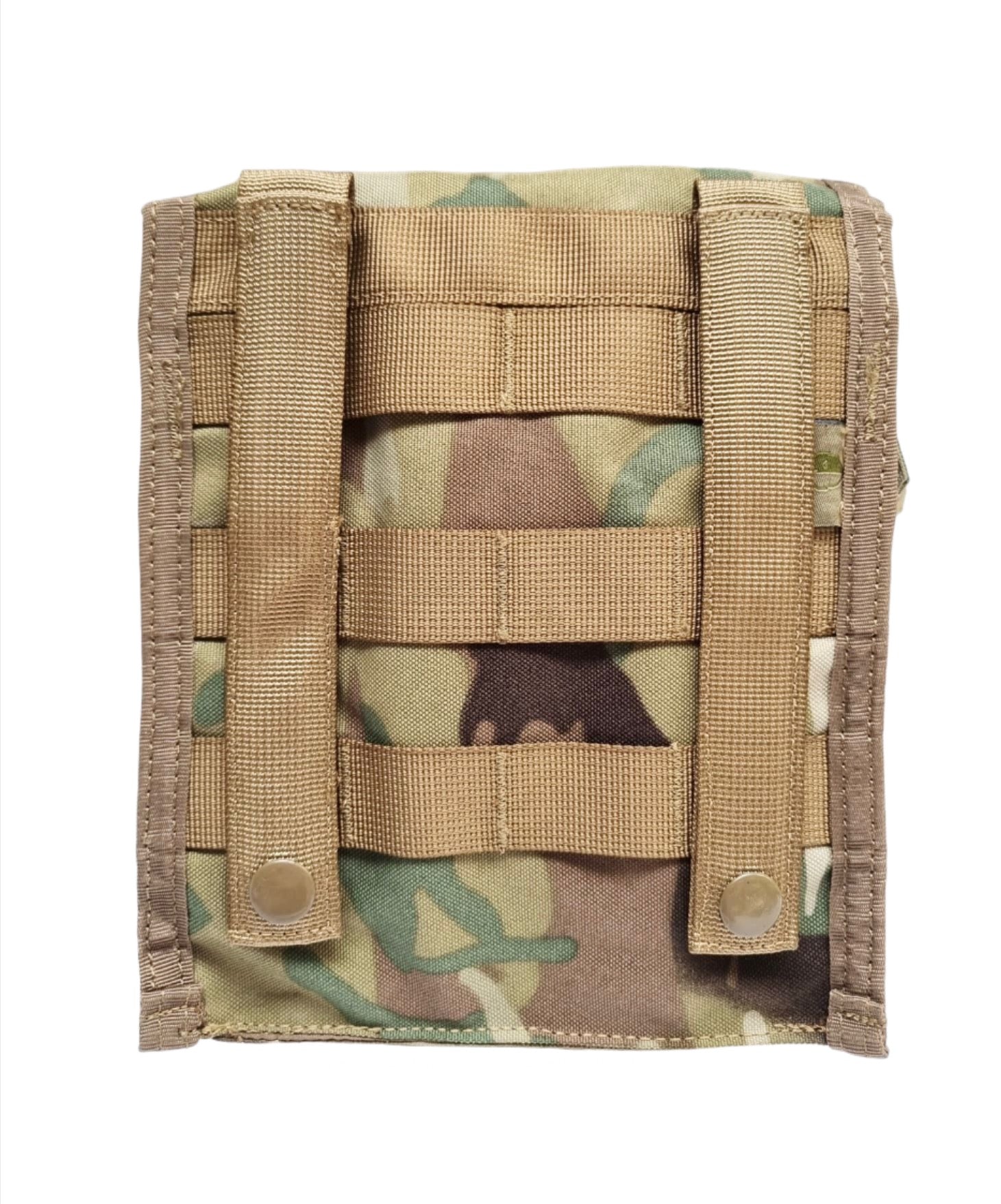 SHE-942 LMG / SAW Camouflage Pouch Colour UTP backside view.