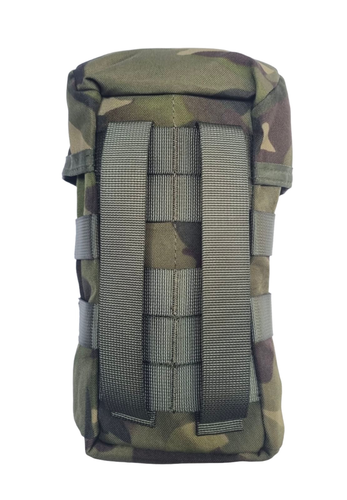 SHE-954 Camouflage  Canteen Pouch Colour UTP Greenzone backside view.