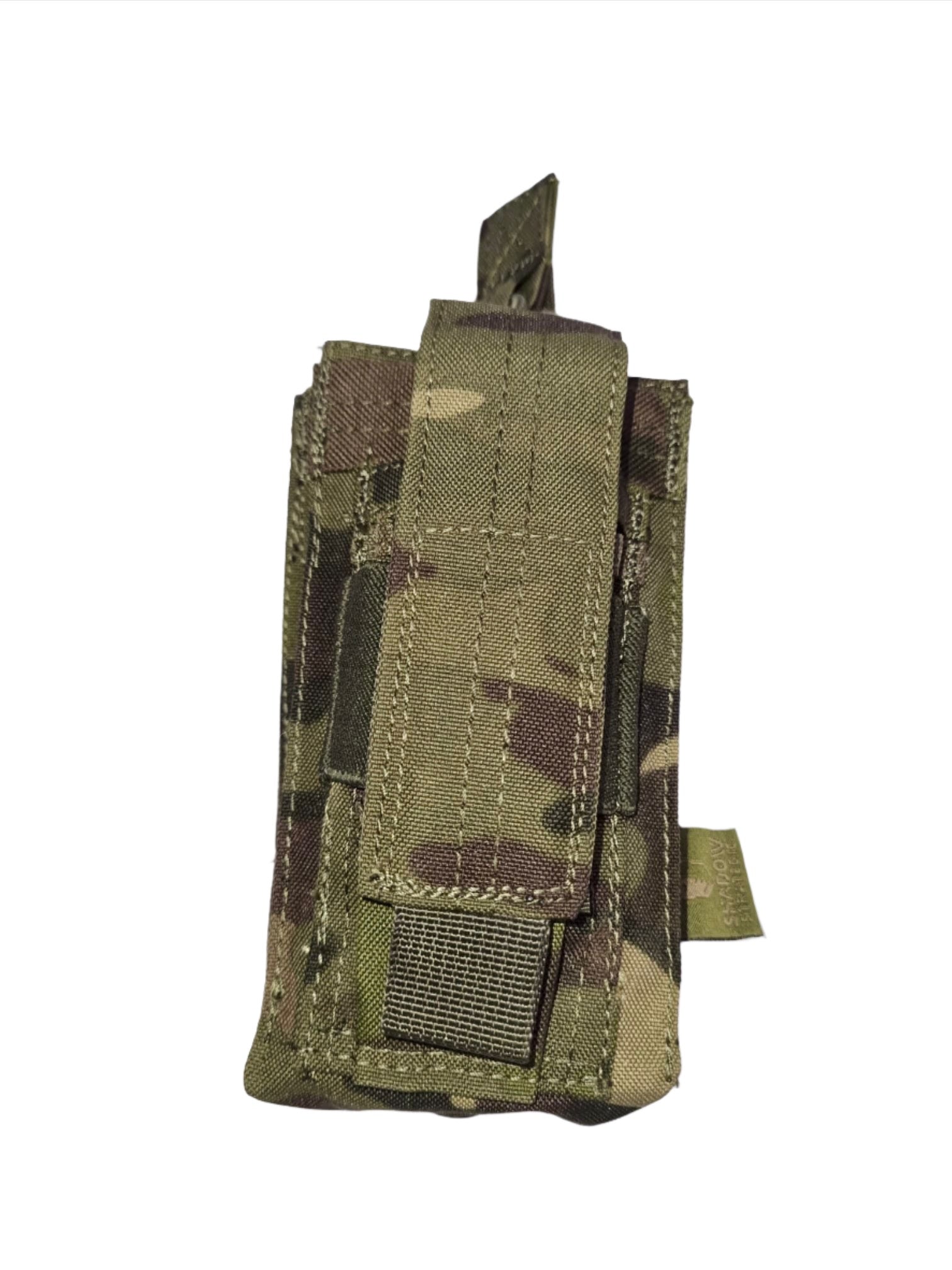 SHS - 23016 AK/9mm SINGLE OPEN-TOP MAG POUCH UTP TEMPERATE