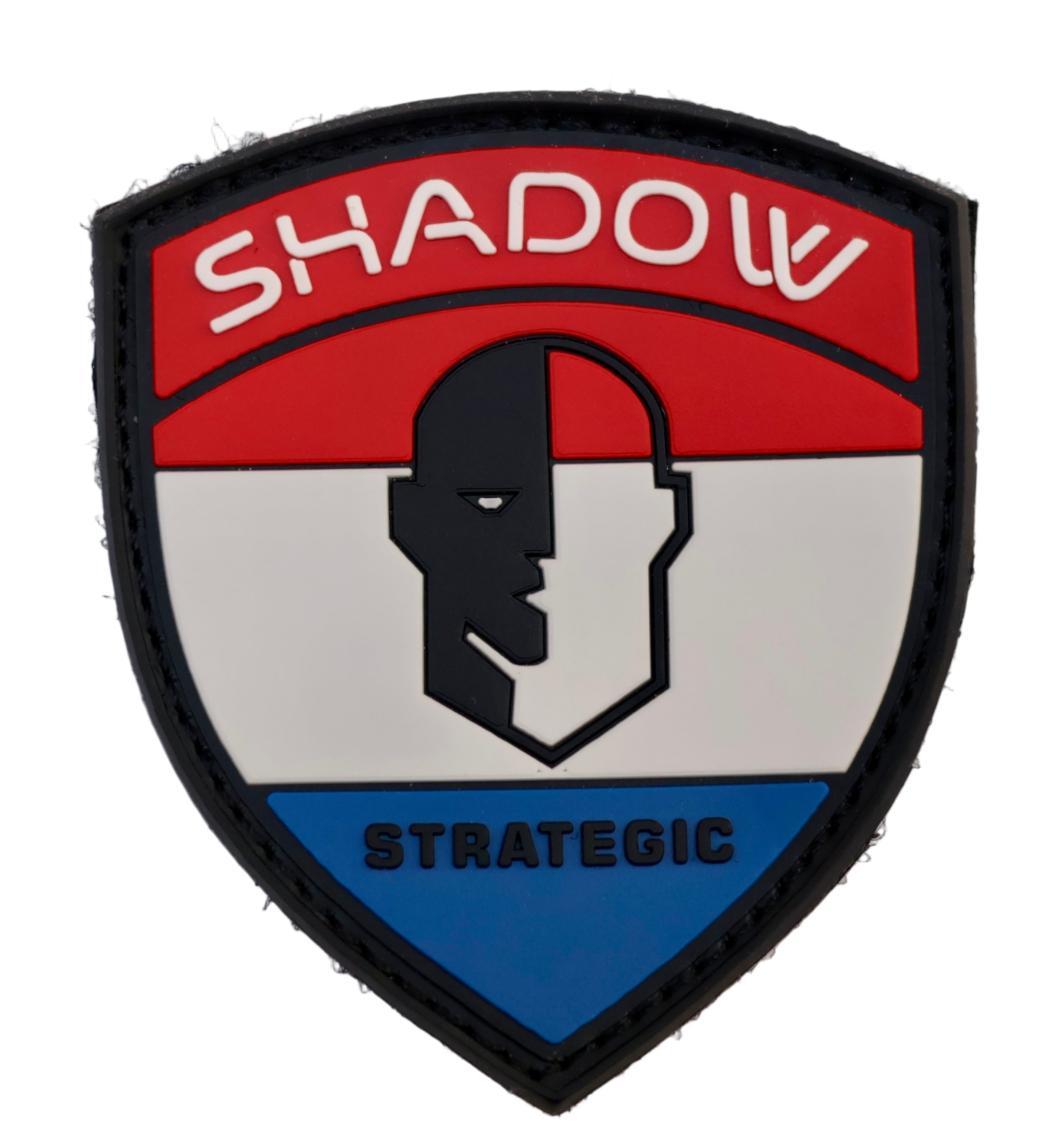 Shadow Strategic PVC Patch on white back Ground in Croatia Flag.