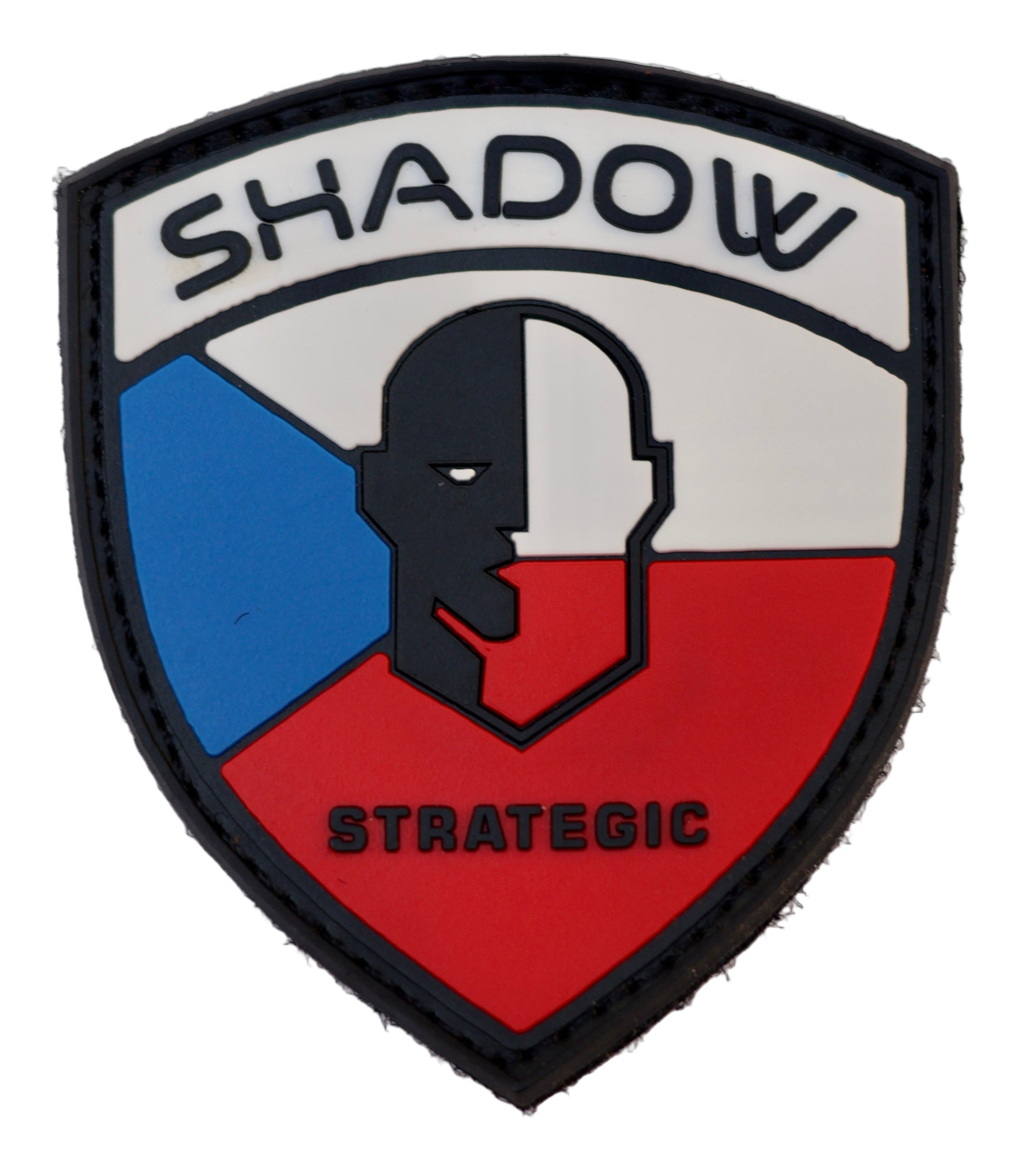 Shadow Strategic Czech Republic PVC Flag Patch – Red White Blue Tactical Patch Czecha.
