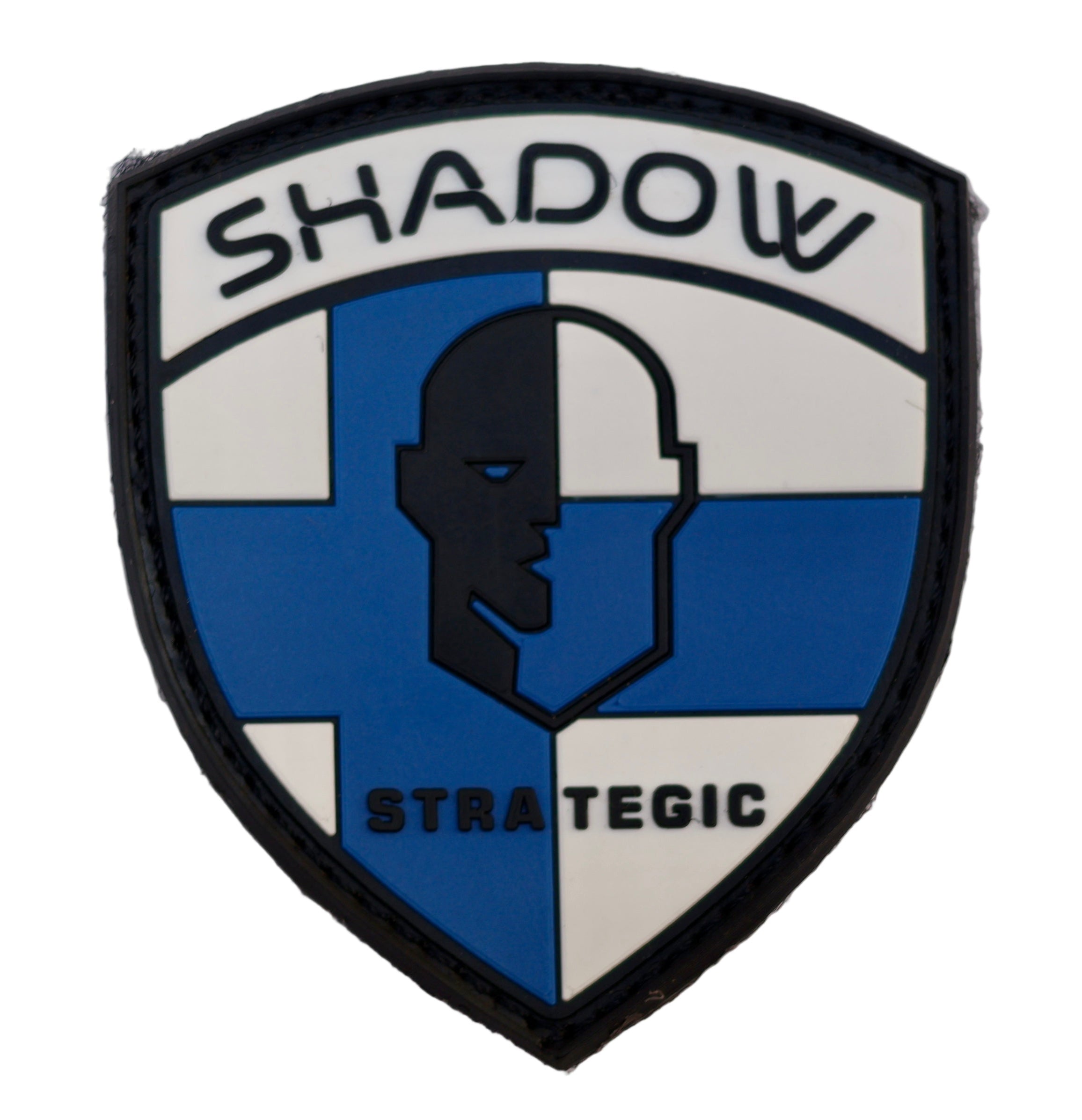 Shadow Strategic Finland PVC Flag Patch – Blue White Nordic Cross Tactical Patch