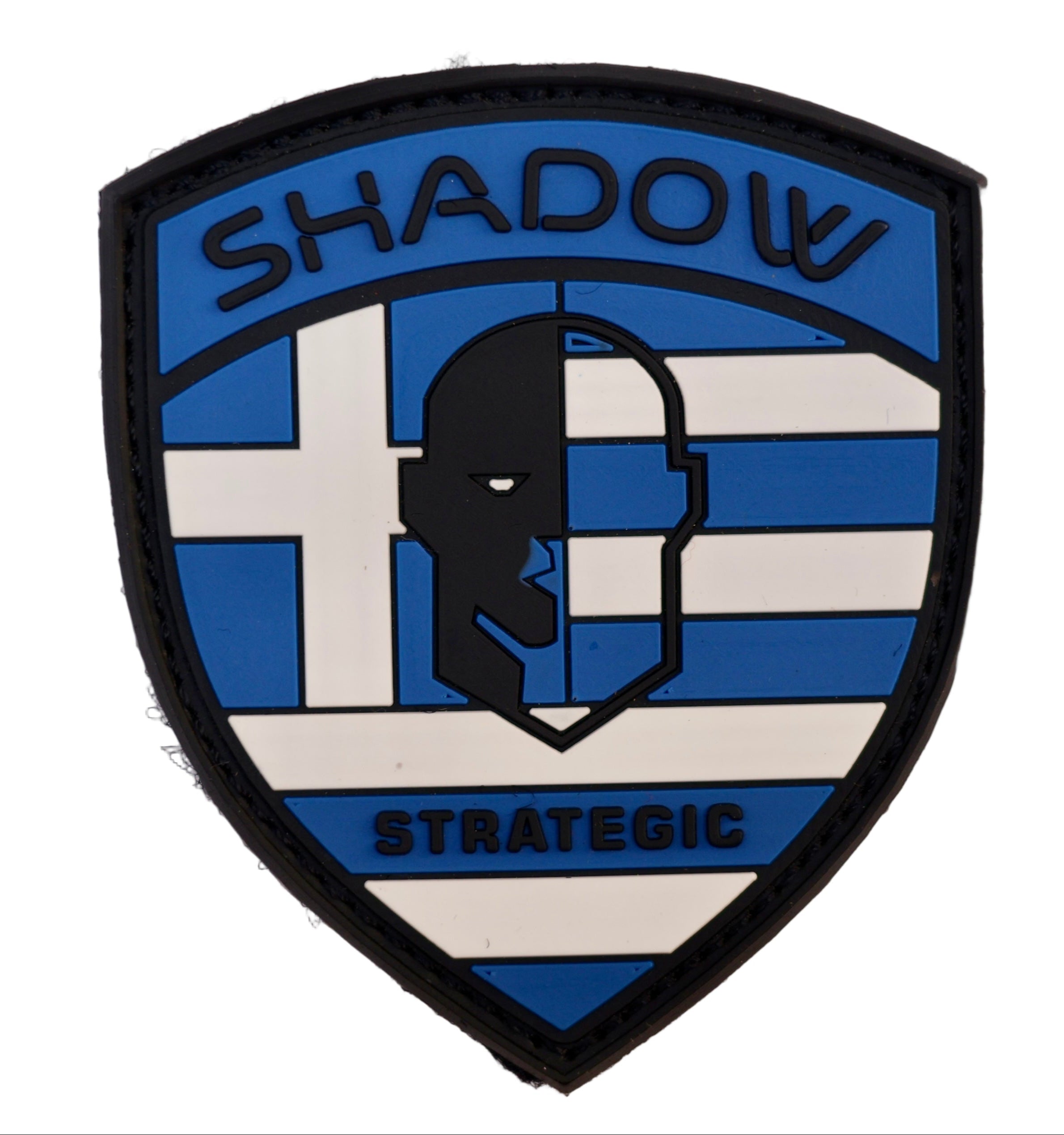 Shadow Strategic Greece PVC Flag Patch – Blue White Cross Military Patch Greek