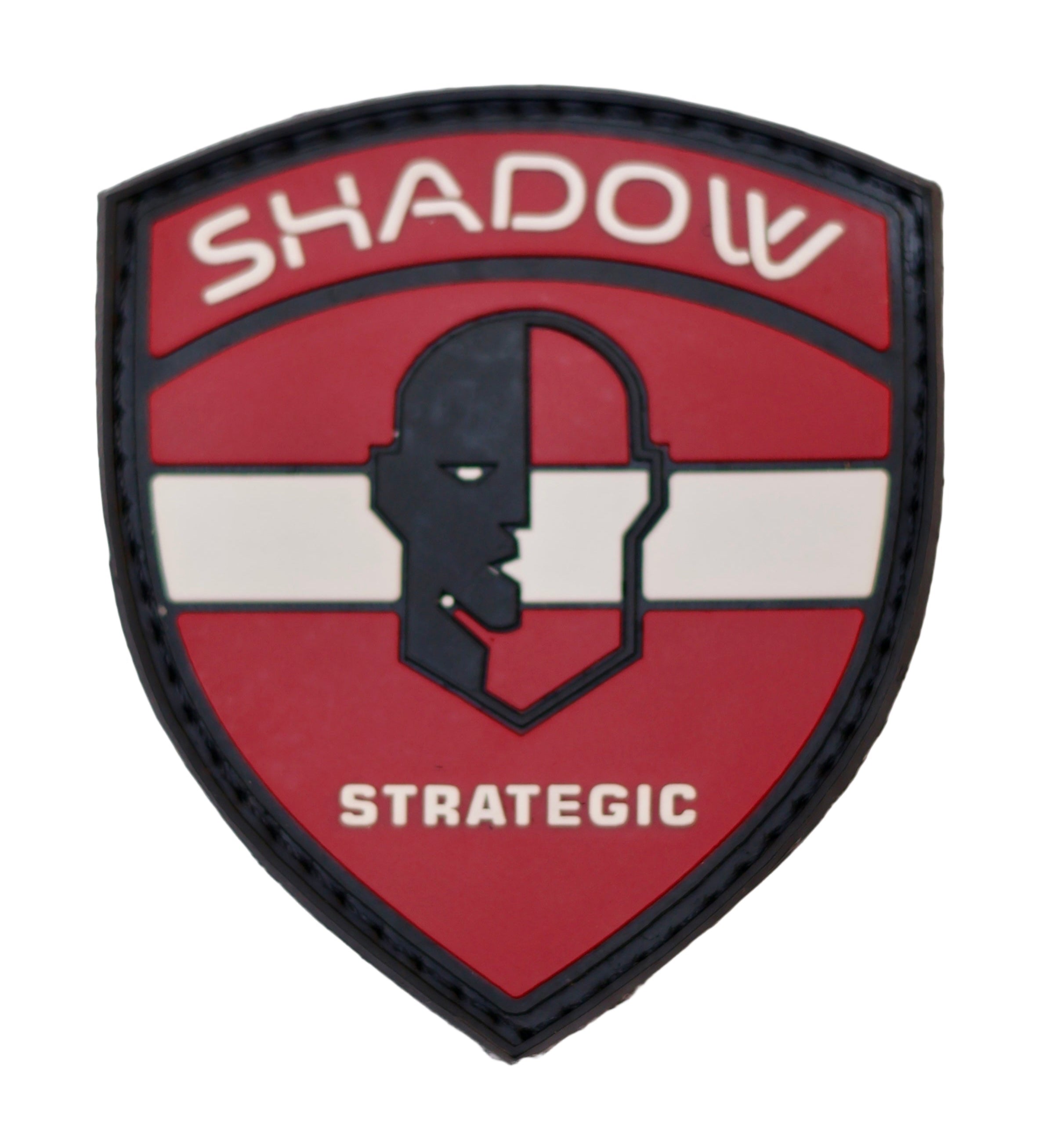 Shadow Strategic Latvia PVC Flag Patch – Red and White Military Morale Patch