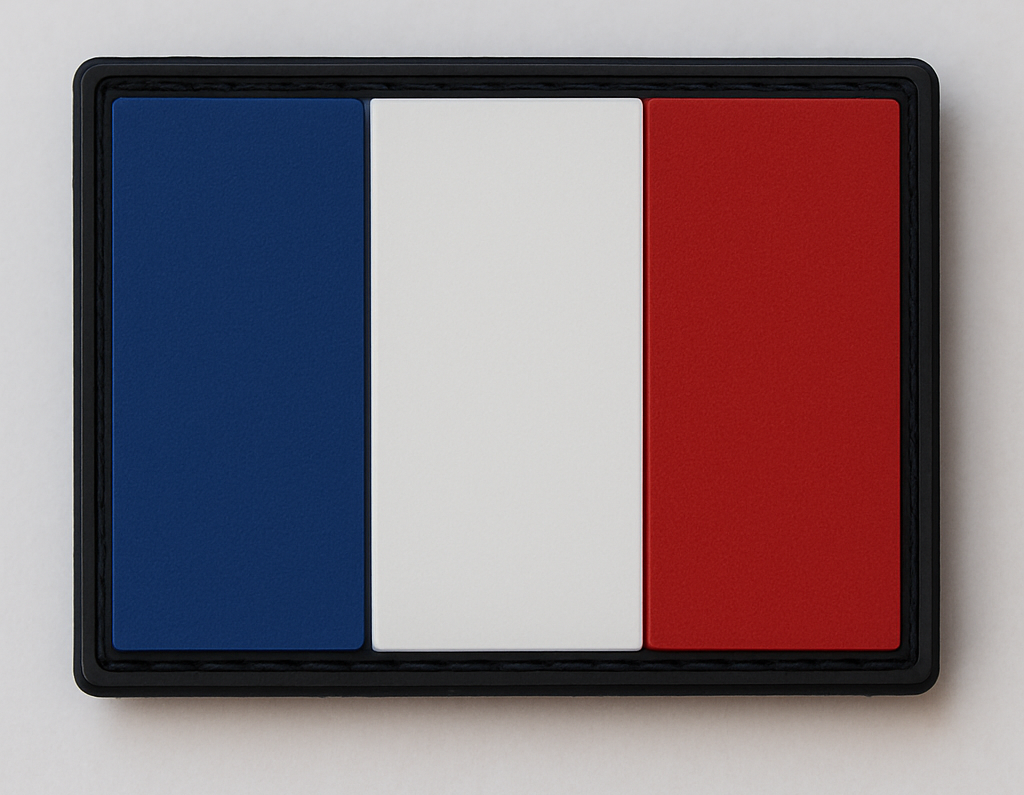 PVC Flag Patch France / Drapeau français – by Tactical Zone