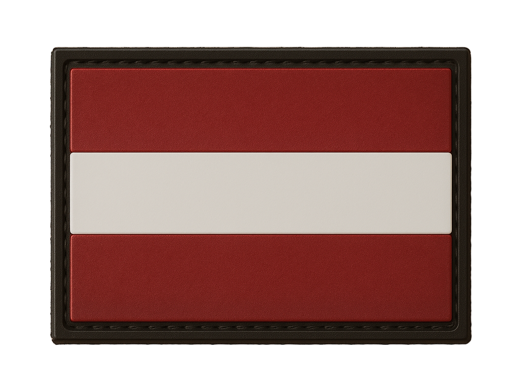 PVC Flag Patch Latvia / Latvijas karogs – by Tactical Zone