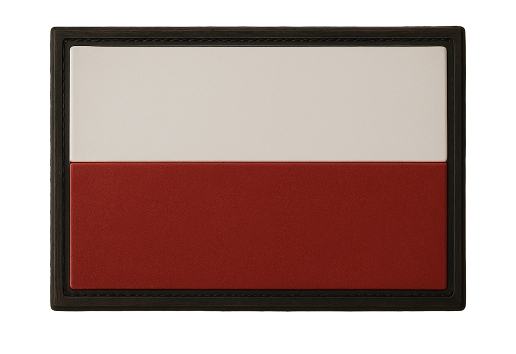 PVC Flag Patch Poland / Flaga Polski – by Tactical Zone