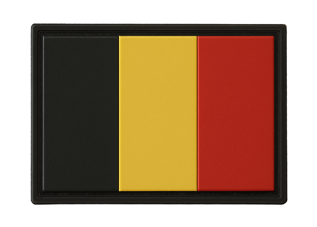 PVC Flag Patch Belgium / Belgische vlag – Drapeau belge – Belgische Flagge – by Tactical Zone