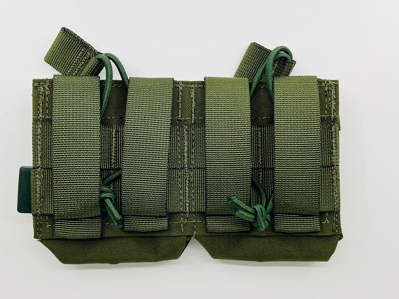 M14 MAG POUCH DOUBLE OD GREEN
