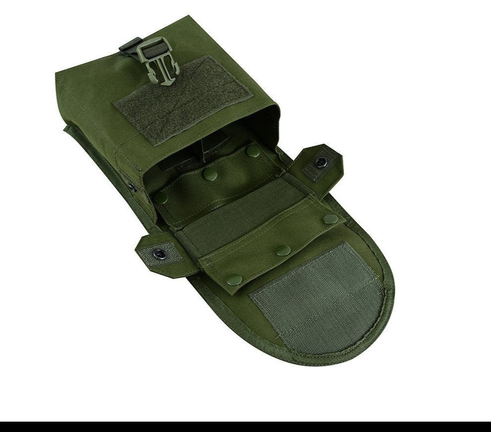 SHE-942 LMG / SAW Camouflage Pouch Colour Olive Green.