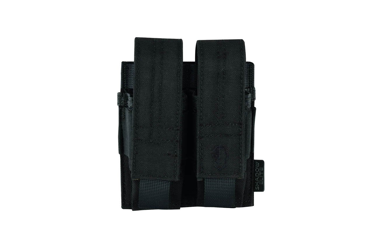 black Double Pistol Mag Pouch