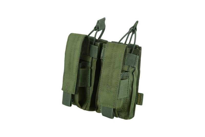 SHS - 22088 AK/9mm DOUBLE  OPEN-TOP MAG POUCH