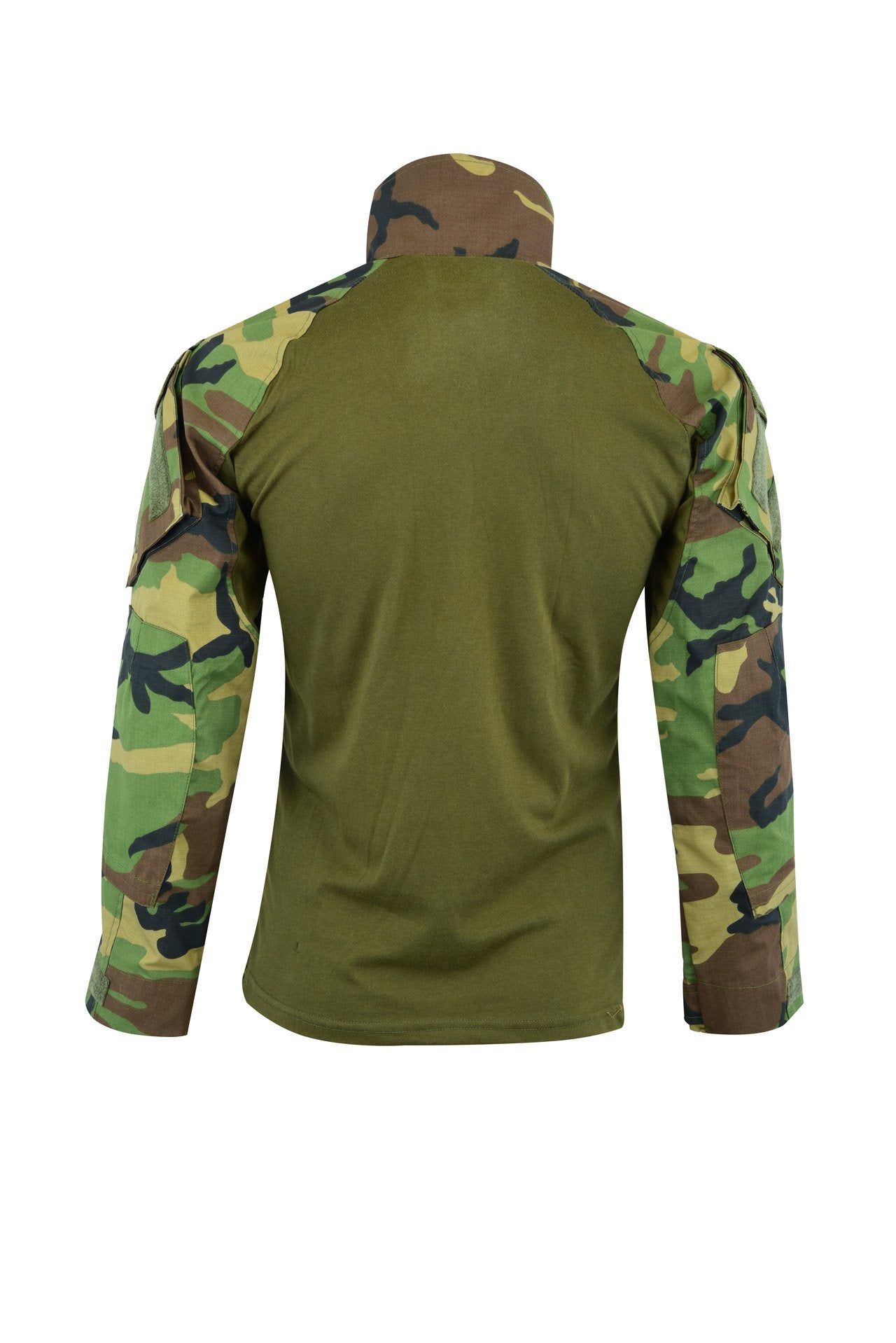 Tactical Zone HYBRID TACTICAL SHIRT IS A PERFECT COMBAT SHIRT Colour  Woodland Camo Back