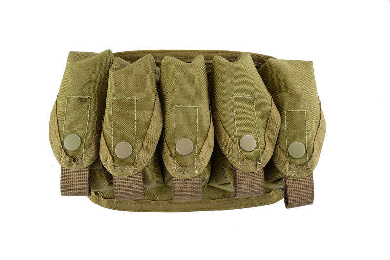 SHE-1098 5 x VOG GRENADE POUCH "SGP-5" COYOTE